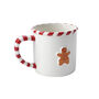 Christmas Gingerbread Lady Stoneware Festive Mug, thumbnail 2 of 5