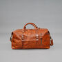 Genuine Leather Holdall In Russet Brown, thumbnail 1 of 12