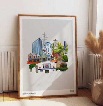 Colliers Wood London Print, 2 of 9
