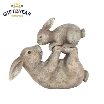 Some Bunny Loves You Gift Rabbit Ornament, 2 of 8