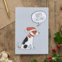 Christmas Jack Russell Dog Pin Badge, thumbnail 12 of 12