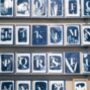 Cyanotype Letter Greetings Card, thumbnail 3 of 3