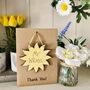 Personalised Teacher Thank You Wooden Sunshine Card, thumbnail 7 of 8