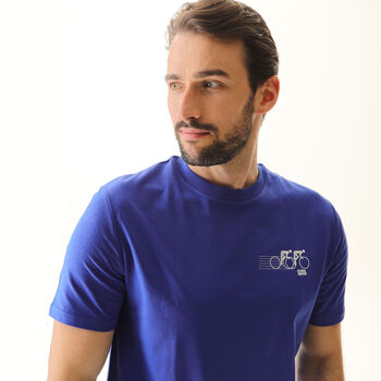 Sprint Blue Cycling T Shirt, 4 of 6