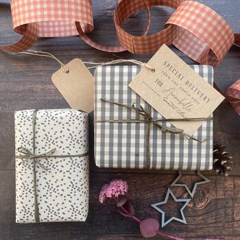Paper Fibre Christmas Wrapping Paper, 7 of 8