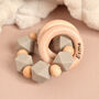 Personalised Baby Teether Rattle, thumbnail 1 of 3