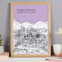 Personalised Worcester Graduation Gift Print, thumbnail 7 of 9