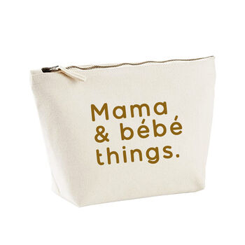 Mama And Bebe Things Zipped Pouch Baby Bag, 4 of 7
