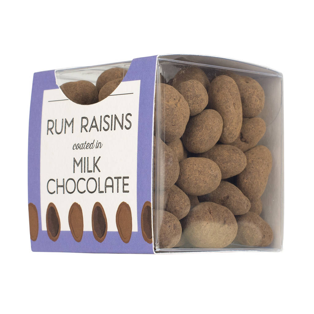 Milk Chocolate Coated Rum Raisins By Coco Chemistry
