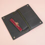 Personalised Pebble Grain Leather Travel Wallet, thumbnail 4 of 8