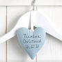 Personalised Hanging Heart Christening Gift, thumbnail 5 of 12