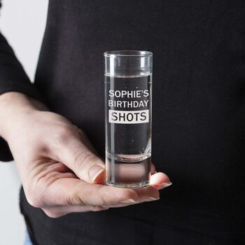 Personalised Engraved 18th Birthday Shotglass For Men Him, 3 of 4