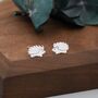 Hedgehog Stud Earrings, thumbnail 7 of 12
