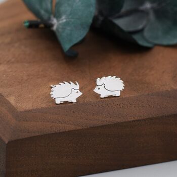 Hedgehog Stud Earrings, 7 of 12