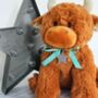 You're A Star Large Brown Highland Cow Soft Toy, thumbnail 1 of 5