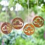 Weather Symbol Hanging Garden Decoration Rusty, thumbnail 1 of 12