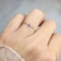 Blue Sapphire Solitaire Ring Gold Or Silver, thumbnail 3 of 12