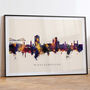 Middlesbrough Skyline Cityscape Art Print, thumbnail 6 of 12