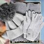 Cashmere Gloves, Hat And Scarf Personalised Gift Set, thumbnail 1 of 10