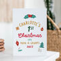 Personalised Baby's 1st Christmas Card, thumbnail 1 of 3