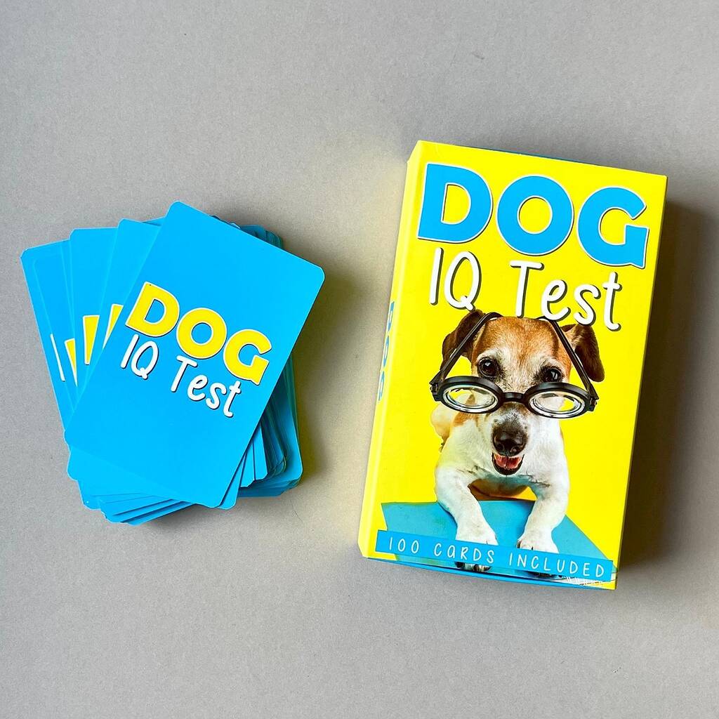 100 Dog I.Q. Test Cards, 1 of 2
