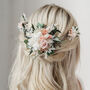 Felicity Pale Pink Wedding Dried Flower Short Hair Vine, thumbnail 1 of 5