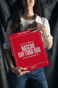 Nascar Daytona 500 Personalised Us Sports Gift Newspaper Book, 6 of 10