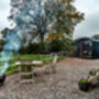 Dapple Shepherd Hut Ultimate Wellbeing Stay With Sauna And Outdoor Shower And Bath, thumbnail 5 of 11