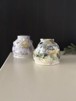 Handmade Porcelain Salt And Pepper Shakers, 3 of 4