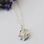Sterling Silver Rose Necklace, thumbnail 2 of 11