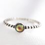 Sterling Silver Mood Stone Ring, thumbnail 5 of 6