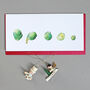 Brussels Sprouts Christmas Card, thumbnail 3 of 3