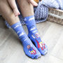 Personalised Super Dad Photo Socks, thumbnail 3 of 4