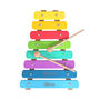Personalised Colourful Wooden Xylophone Toy, thumbnail 2 of 4