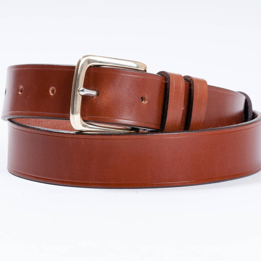 Handmade Exeter English Leather Belt By TBM - The Belt Makers