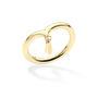 Midi Drop Ring With Drop 18ct Gold Vermeil Plated, thumbnail 1 of 5