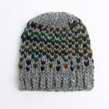 Ellie Easy Rainforest Hat Knitting Kit, 2 of 7