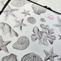 Personalised Seashell Print Laptop Case, thumbnail 3 of 10