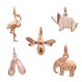 Selection Of Rose Gold Plated Charms, thumbnail 10 of 10