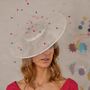 Polkadot Boater Hat For Special Occasions 'Bonbon', thumbnail 1 of 7