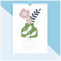 2025 Floral Illustrated Mini Wall Calendar, thumbnail 2 of 6