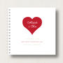 Personalised Love Heart Memories Album, thumbnail 1 of 8