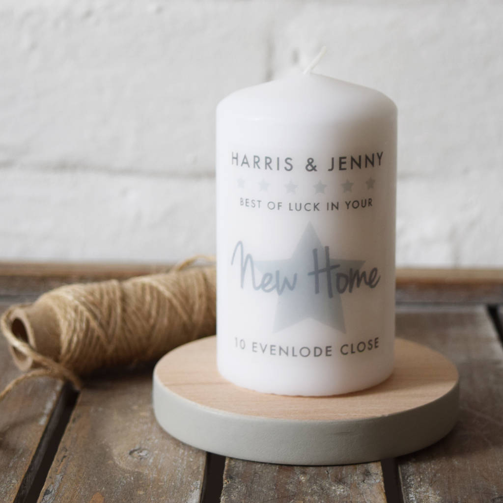 Personalised New Home Candle Gift By Jodie Gaul