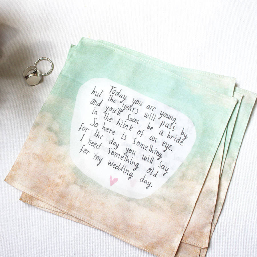 Flower Handkerchief By Nicola Rowlands Notonthehighstreet Flower Handkerchief