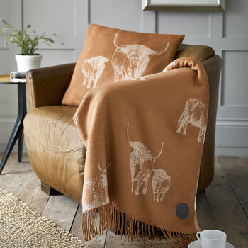 Cow Faux Cashmere Cushion, 5 of 5