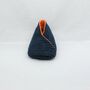 Reclaimed Eco Friendly Blue And Orange Baby Shoes, thumbnail 6 of 9