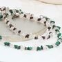 Gemstone Beaded With Crystal And Silver Collar Necklace, thumbnail 3 of 6