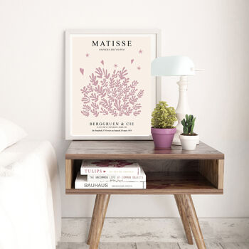 Matisse Pink Leaf Exhibition Print, 3 of 3