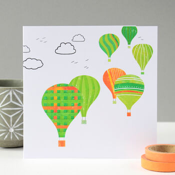 Green Balloons Card, 8 of 10