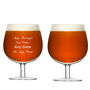 Personalised Craft Beer Glasses – Pair, thumbnail 1 of 4